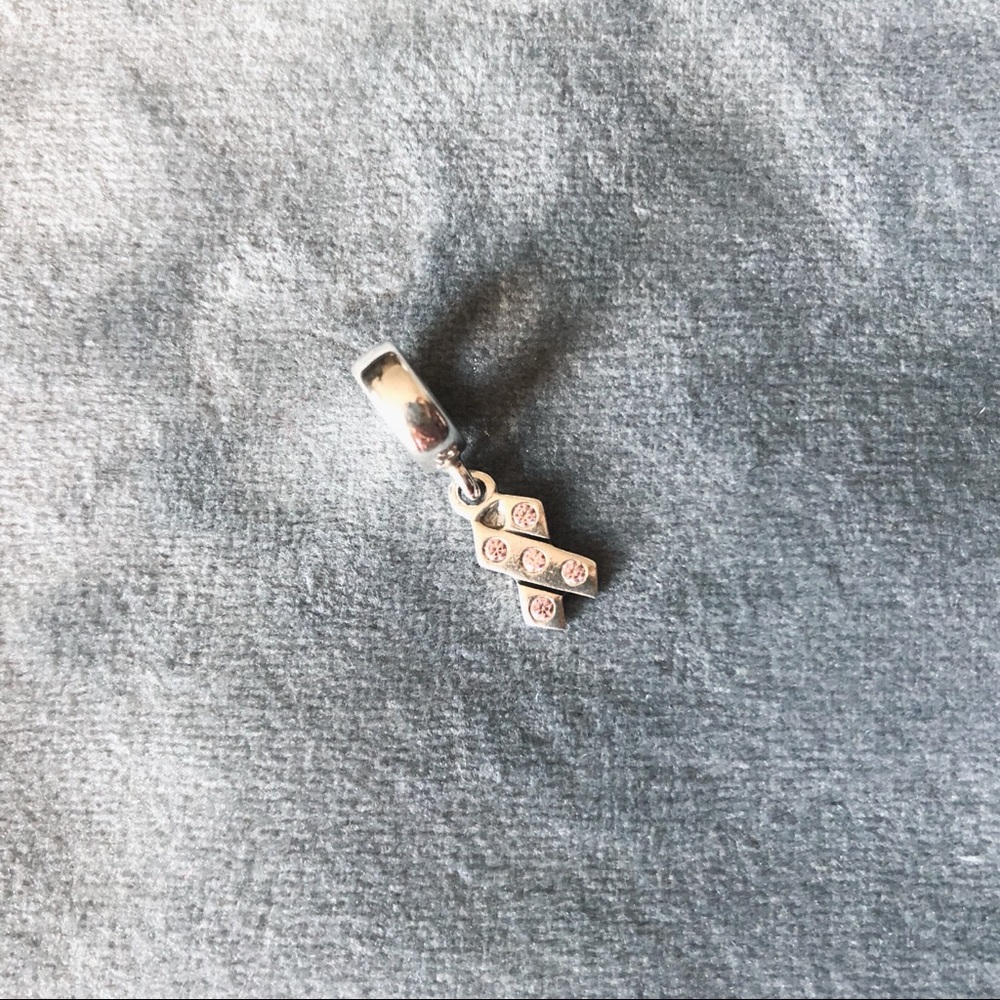 Pandora Breast Cancer Pink Ribbon Charm Retired
